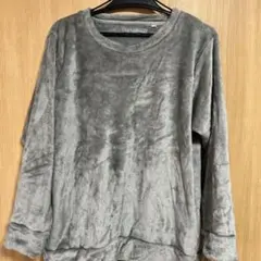 グレー フリース パジャマセット