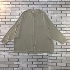 【tsukuru&Lin.】カットソー✴︎カーディガン五分袖L Lベージュ無地