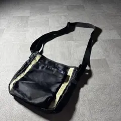 00s black shoulder bag tech street y2k