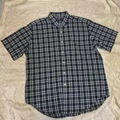 COMOLI コモリ ショートスリーブ シャツ タータンチェック 半袖 シャツ