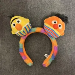 ユニバ USJ セサミストリート カチューシャ バートとアーニー