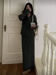 セットアップ ニット