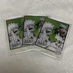【3枚セット】僕のヒーローアカデミア 箱入りアクリルカード 緑谷出久＆爆豪勝己