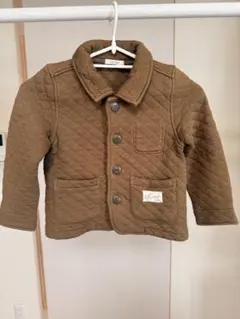 キルティングジャケット ブラウン サイズ100