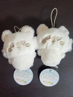 ⒊ ちいかわ ぬいぱれっと ミルク色 マスコット② モモンガ 2点セット