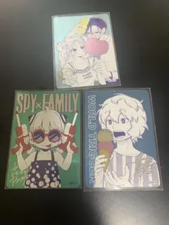 ワールドトリガー SPY×FAMILY ブロマイドセット キングダム ナツコミ