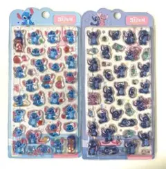 スティッチ 硬いシール 2枚セット 海外公式正規品 ディズニー