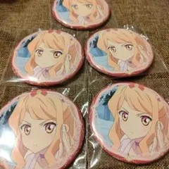 アイカツスターズ！クリスマスイオン　缶バッジ香澄真昼5枚セットまとめ売