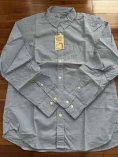【未使用】無印良品　MUJI ギンガムシャツ　メンズ　Lサイズ