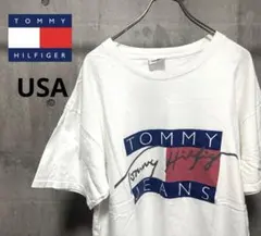 TOMMY HILFIGER トミーヒルフィガー ビッグロゴプリントTシャツ