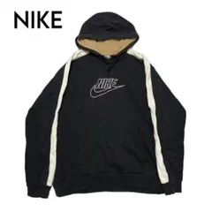 00s y2k NIKE 刺繍 サイドライン プルオーバー パーカー