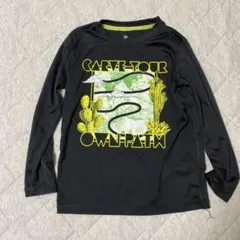 All in Motion キッズ 長袖 Tシャツ ロンT 黒 XS 110cm