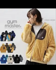gym master リバーシブル ボア フリースジャケット