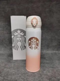 スターバックス starbucks 水筒 魔法瓶 500ml ピンク/ホワイトのサムネイル