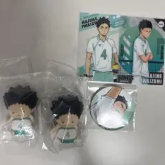 ハイキュー 岩泉一 ちゃびちゃび 缶バッジ クリアカード