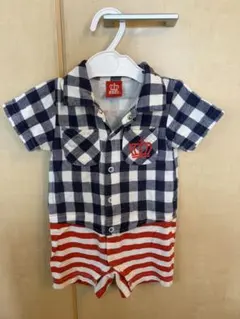 BABYDOLL ロンパース チェック柄 70cm