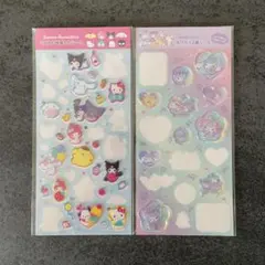 【国内正規品】サンリオ シール おすそ分け 樹脂もり すりガラス風