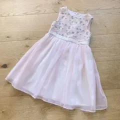 新品　組曲キッズ　ワンピース　花　ピンク　ドレスワンピース　120