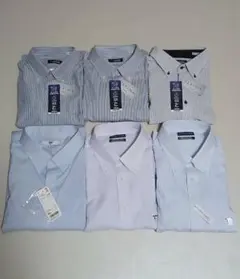 新品 UNIQLO・MACES MAN等 ノーアイロン 長袖シャツ 4L 6枚
