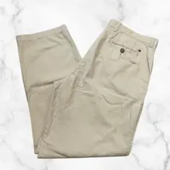 トミーヒルフィガー チノパン アイボリー 90s コットン100% 36/32
