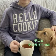 【美品】DENIM DUNGAREE スウェット サイズ02お洒落　かわいい