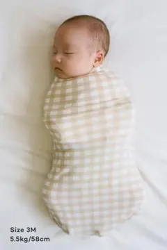 Konny コニー バンブースワドル　スワドルポーチ　チェック