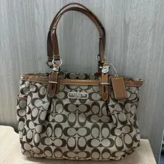 【最終値下げ】 COACH シグネチャー トートバッグ 15146 キャンバスのサムネイル