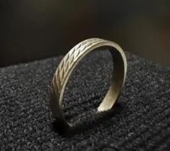 け*こ様 生前整理 遺品整理　鱗模様デザインリング指輪