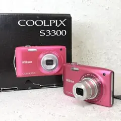 Nikon COOLPIX S3300 ストロベリーピンク デジタルカメラ 人気 - メルカリ