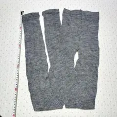 無印良品 レギンス スパッツ 網タイツ風 グレー サイズМ〜Ｌ