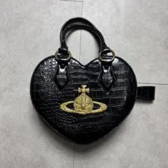vivienne westwood クロコ レザー ハート 2way バッグ