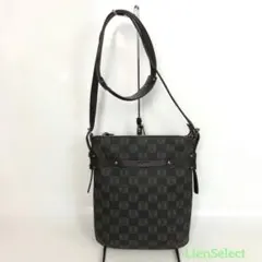 LOEWE ロエベ アナグラム ショルダーバッグ 斜め掛け PVC 総柄 こげ茶のサムネイル