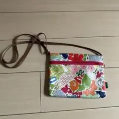 MIMURI  ミムリ 沖縄  どっさりショルダーバッグ  庭柄 MIMURI ミムリ 沖縄 どっさりショルダーバッグ 庭柄の通販 by ケロやん