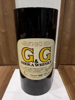 NIKKA WHISKY ニッカウィスキー 黒びん 昭和レトロ ゴミ箱 年代物のサムネイル