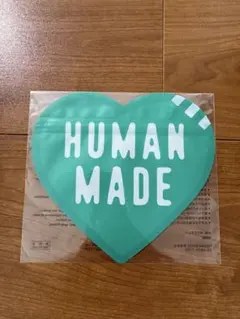 HUMAN MADE ヒューマンメイド ジップ付小物入れ ハート グリーン