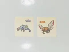 ポケモンパンシール　ツチニン、テッカニン