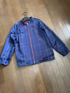 お値下げ❗️ネイビー チェック柄 ジャケット(着物リメイク)