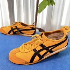 オニツカタイガー メキシコ66 イエロー ブラックTHL202 26cm