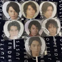 嵐 松本潤 松潤 Johnny's Jr. うちわ 4点セット 会場限定】嵐 ライブグッズセット 紫 松本くん 松潤 ＋ミニうちわ 9点