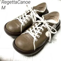 訳あり特価RegettaCanoe リゲッタカヌーブラウン　M スニーカーのサムネイル