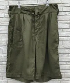 Nigel Cabourn フィールドショーツ　リネンバスケット　カーキ　34のサムネイル