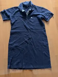 BURBERRY ネイビー ポロシャツ ワンピース M