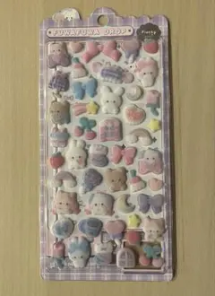 プチドロップステッカー うさぎ