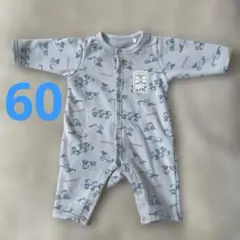 スヌーピー ロンパース 60cm 裏起毛