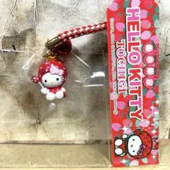 ハローキティ 根付け いちご 鈴 ご当地 ストラップ フルーツ 王冠 王様