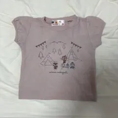 アンパンマンTシャツ 90 女の子用　ピンク