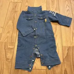 CROISASSANCE BEBE デニムロンパース 80