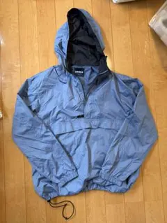 ナイロンアノラックパーカー 青 old uniqio