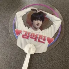 BTS JIN うちわ 透明