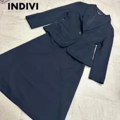INDIVI インディヴィ　春夏用　スカートスーツ　セットアップ　38